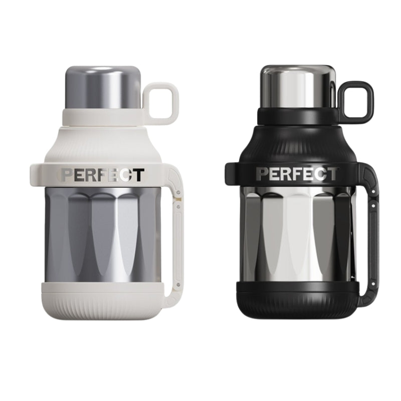 Insulated Stainless Steel Water Bottle β Leak-Proof 3-in-1 Drinking Options (40oz)