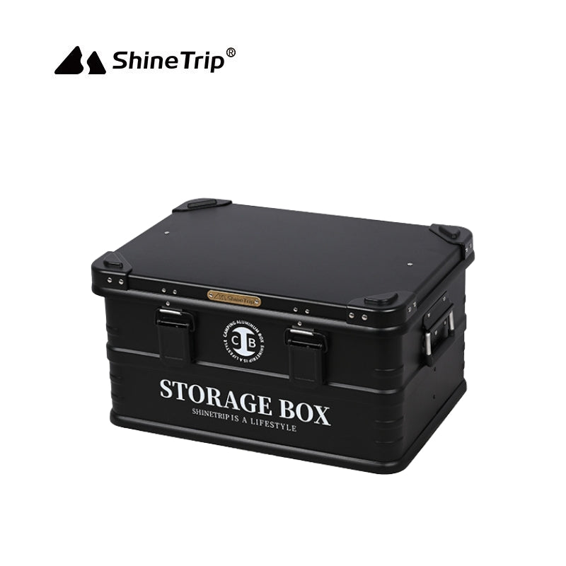 ShineTrip Outdoor Aluminum Storage Box β Waterproof Camping & Vehicle Storage