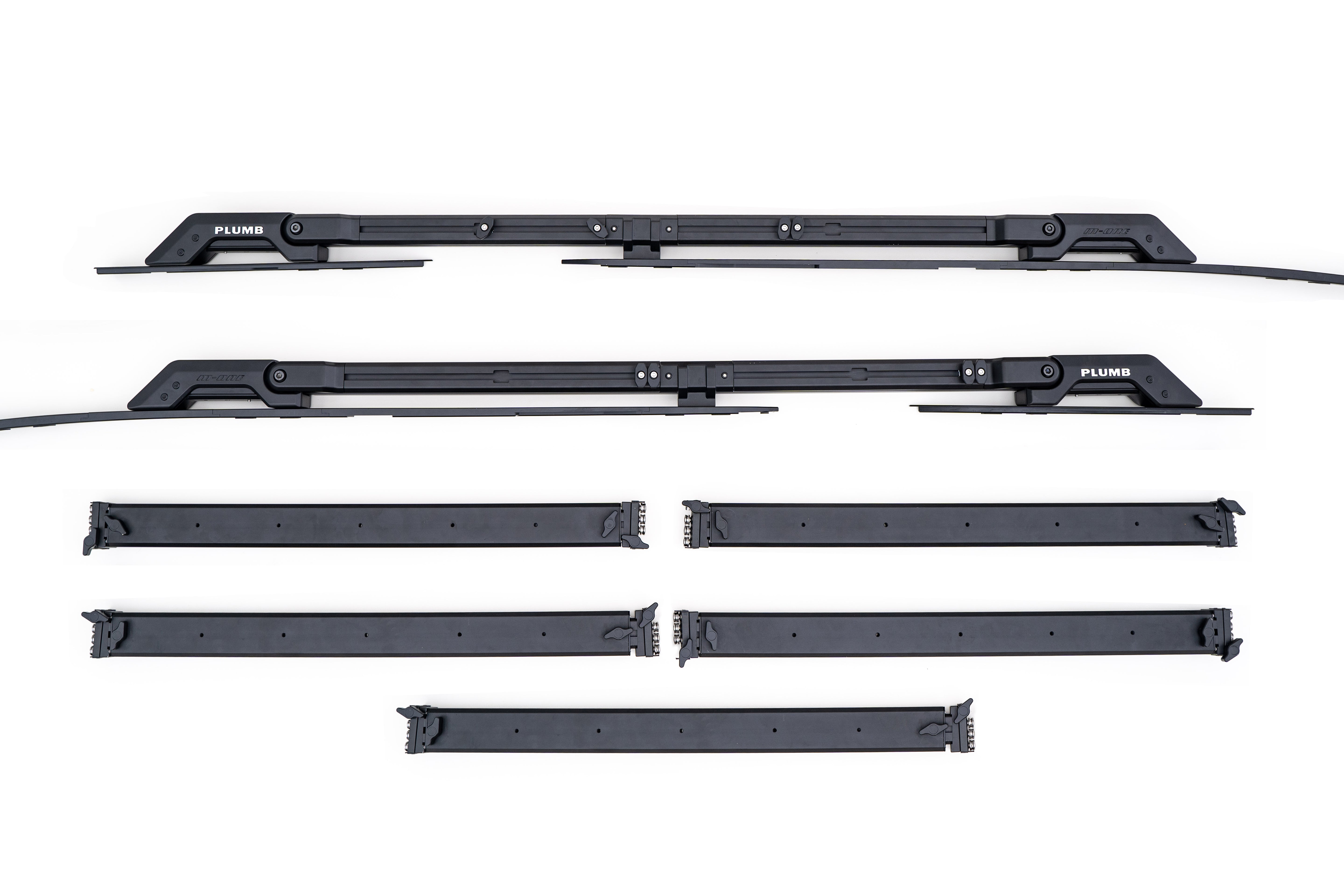 2020-2025 Land Rover Defender 110 PLUMB M-One Series Sliding Roof Rack – Aluminum-Magnesium Alloy Cargo Rack