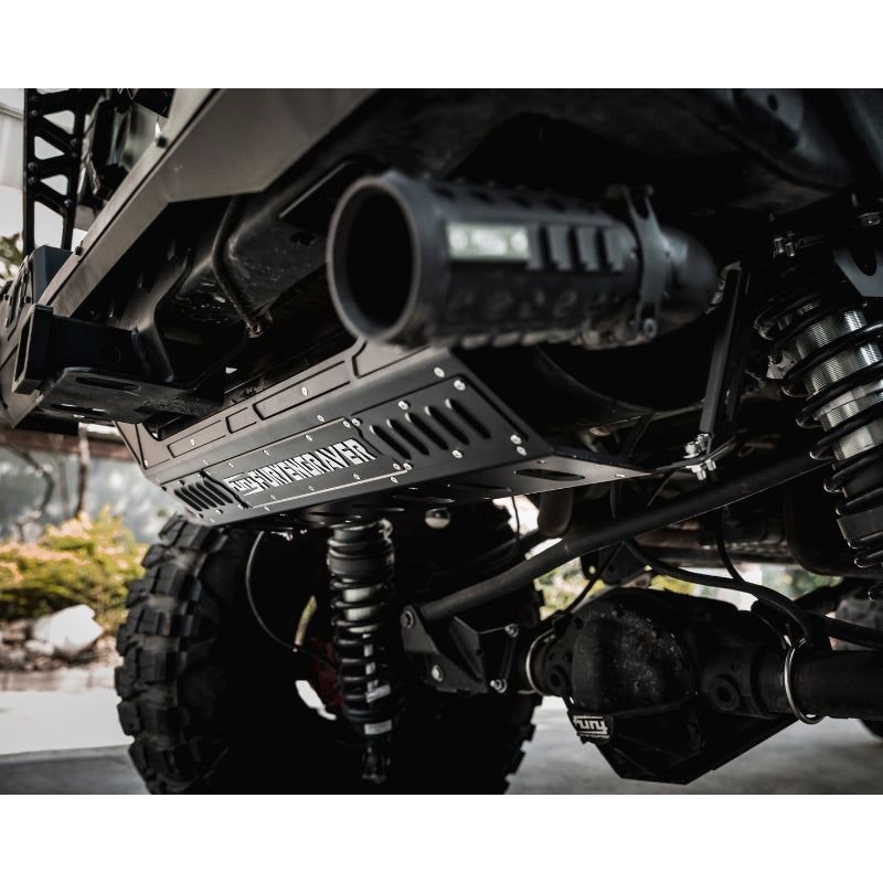 2007-2024 Jeep Wrangler JK & JL FURY Exhaust Guard – Premium Aluminum-Magnesium Alloy