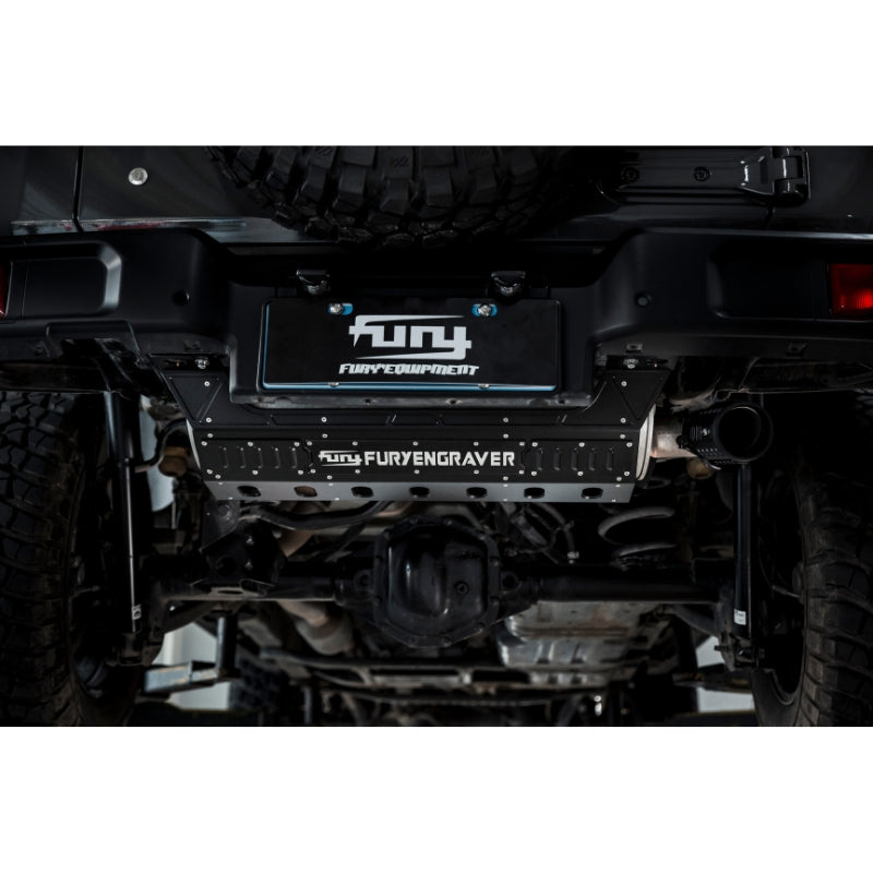 2007-2024 Jeep Wrangler JK & JL FURY Exhaust Guard – Premium Aluminum-Magnesium Alloy