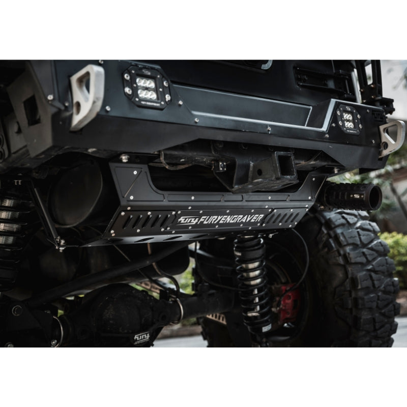 2007-2024 Jeep Wrangler JK & JL FURY Exhaust Guard – Premium Aluminum-Magnesium Alloy