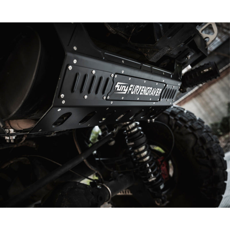 2007-2024 Jeep Wrangler JK & JL FURY Exhaust Guard – Premium Aluminum-Magnesium Alloy