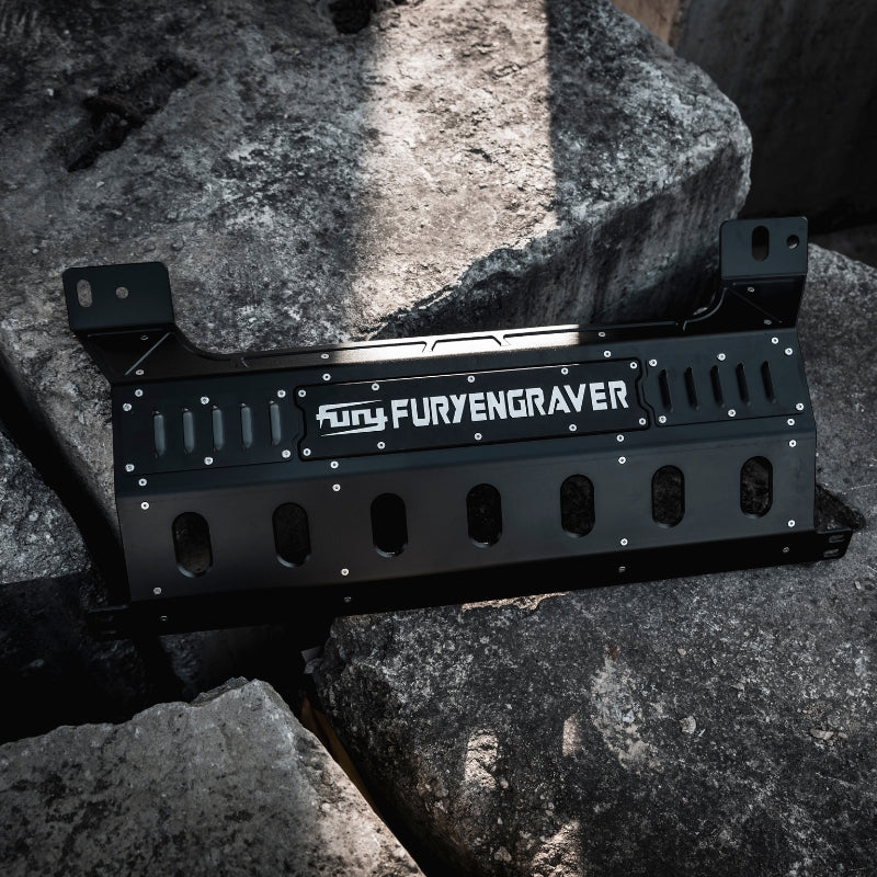 2007-2024 Jeep Wrangler JK & JL FURY Exhaust Guard – Premium Aluminum-Magnesium Alloy