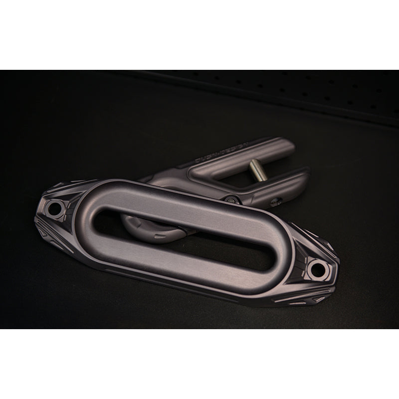 JUSN Hawse Fairlead with Tow Hook – 7075 Forged Aluminum for Off-Road Recovery