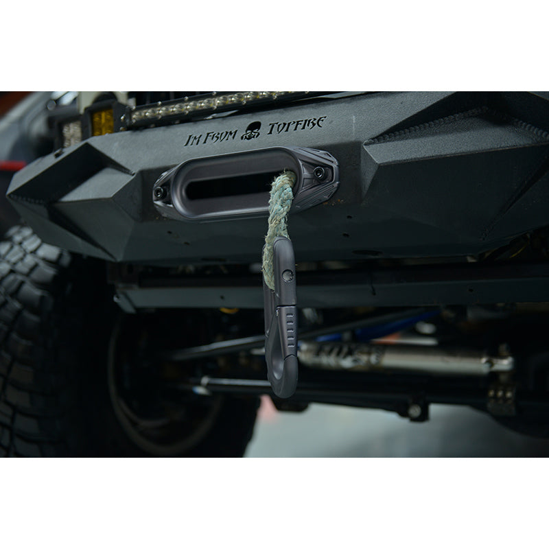 JUSN Hawse Fairlead with Tow Hook – 7075 Forged Aluminum for Off-Road Recovery