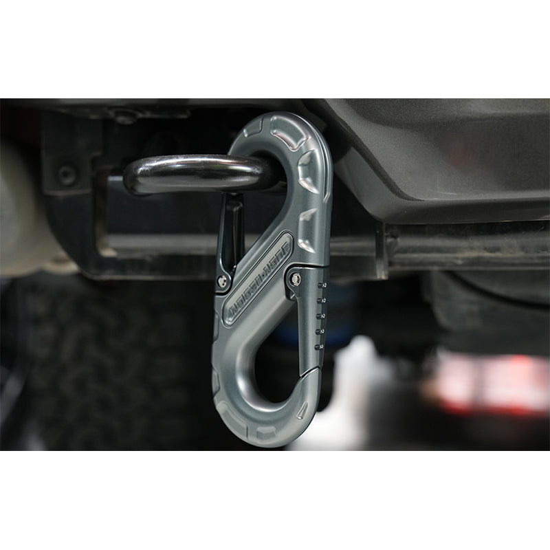 JUSN Off-Road S-Hook Quick Recovery Tow Shackle – Aerospace-Grade Aluminum Quick Shackle