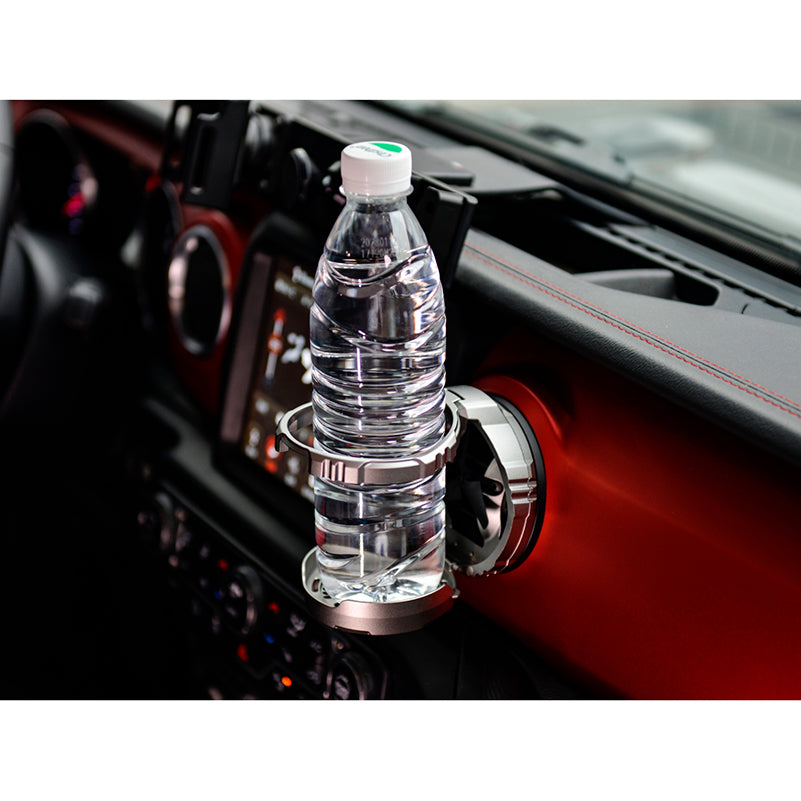 JUSN Air Vent Cup Holder – Rapid Beverage Temperature Control Bottle Mount for Jeep Wrangler JK/JL