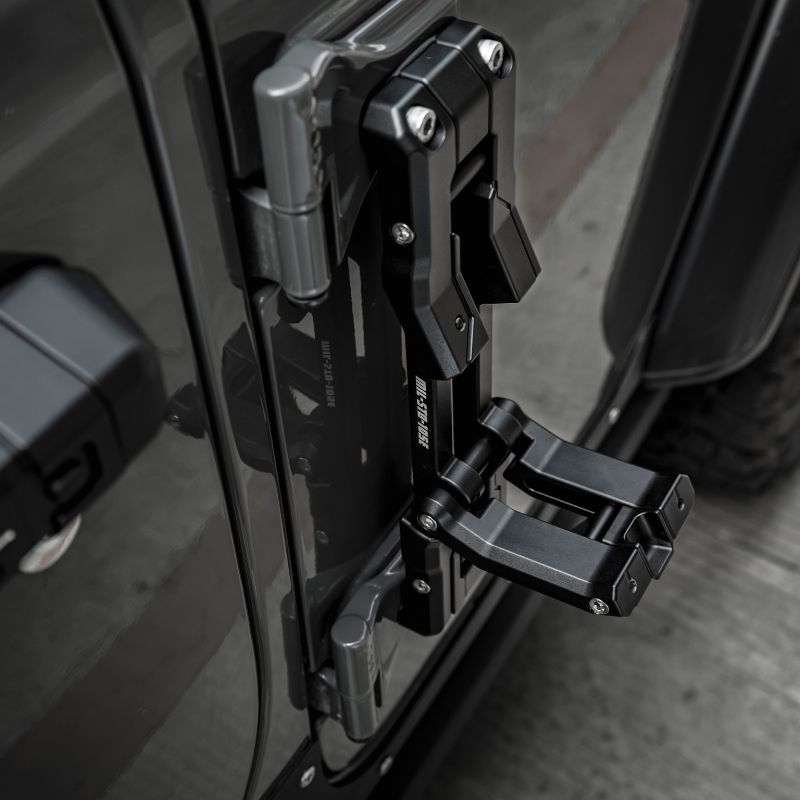 2007-2025 Jeep Wrangler JK/JL/Gladiator JT FURY Door Hinge Step – Aluminum-Magnesium Alloy