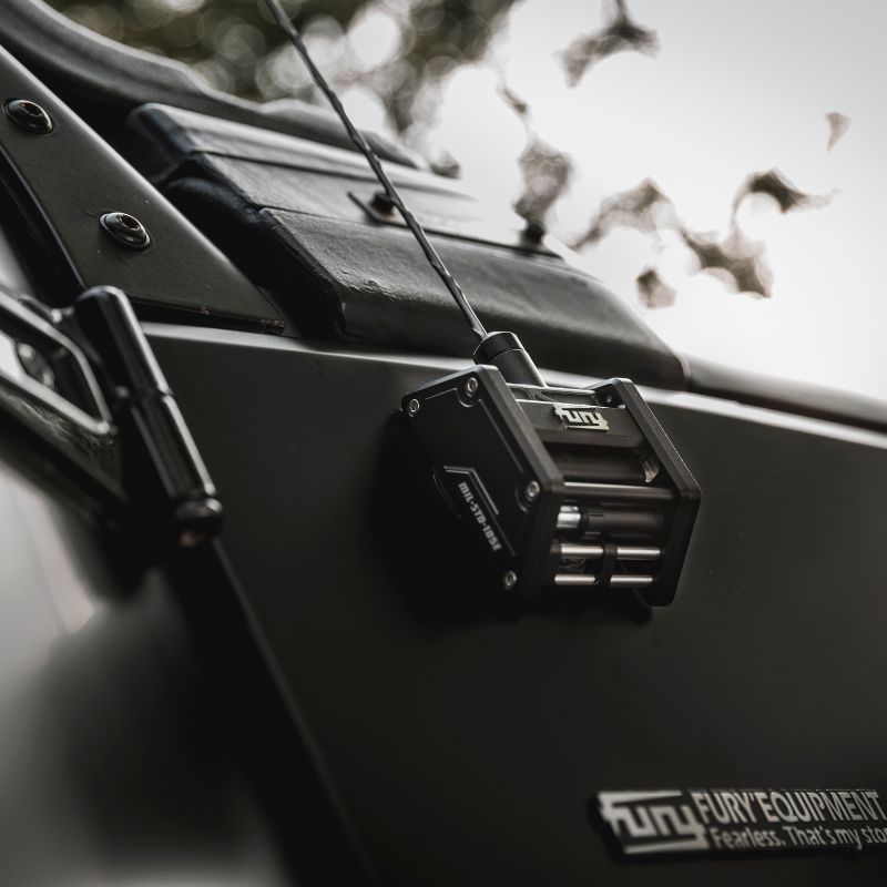 2007-2023 Jeep Wrangler JK/JL/Gladiator JT FURY Antenna Base Cover – Aluminum-Magnesium Alloy