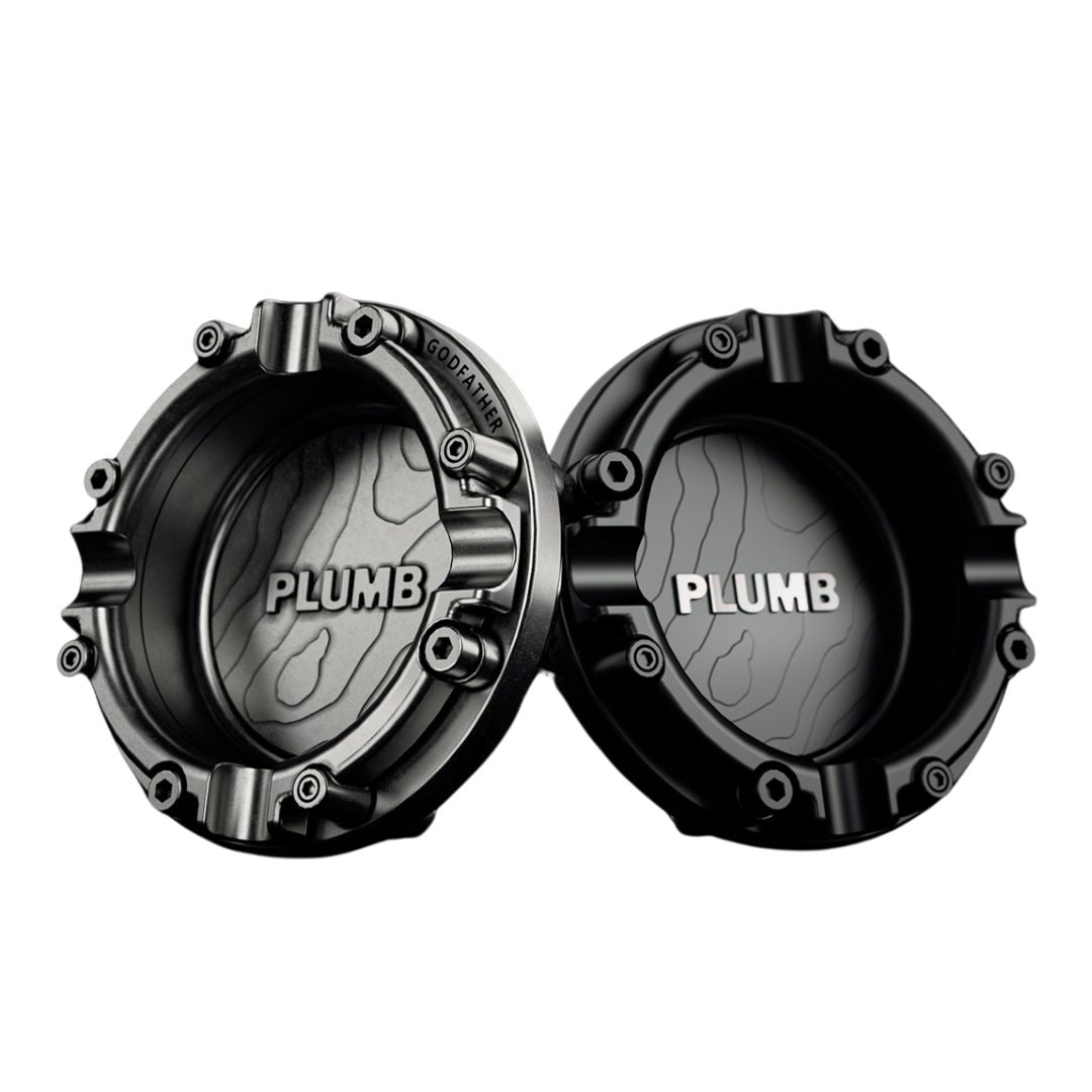 PLUMB Industrial Style Cigar Ashtray – Premium Aluminum-Magnesium Alloy with Handcrafted Finish