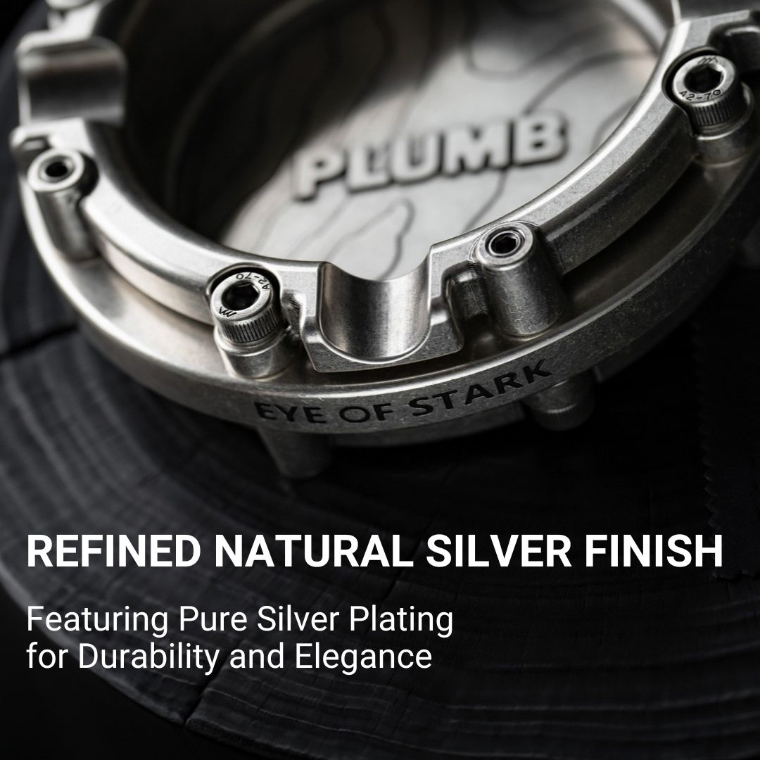 PLUMB Industrial Style Cigar Ashtray – Premium Aluminum-Magnesium Alloy with Handcrafted Finish